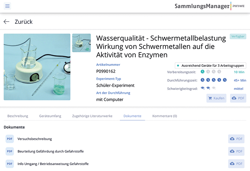 SammlungsManger Teilen Funktion